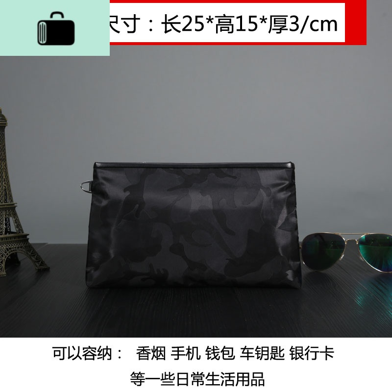 新款男士手拿包手抓包手腕包迷彩夹包大容量牛津布尼龙帆布休闲潮NEW LAKE