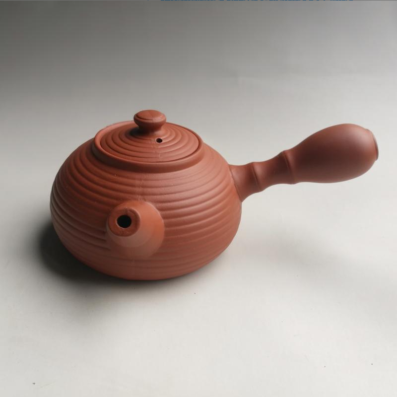 美帮汇景德镇陶制煮茶壶烧水壶陶壶功夫茶具砂铫玉书煨砂挑潮州工夫茶高清大图