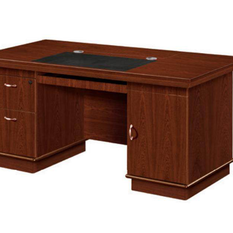 大央办公桌B-83161 1600W*800D*760H 办公桌员工位单人办公桌组合简约现代办公室老板桌子职员电脑桌高清大图