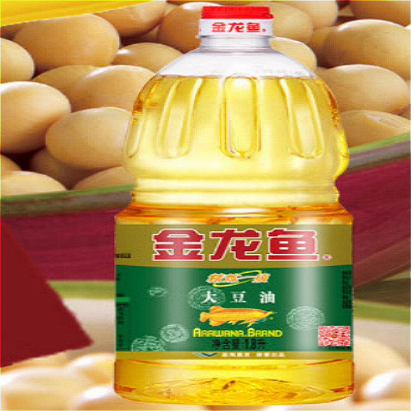 金龙鱼 食用油 精炼一级 转基因 大豆油1.8L