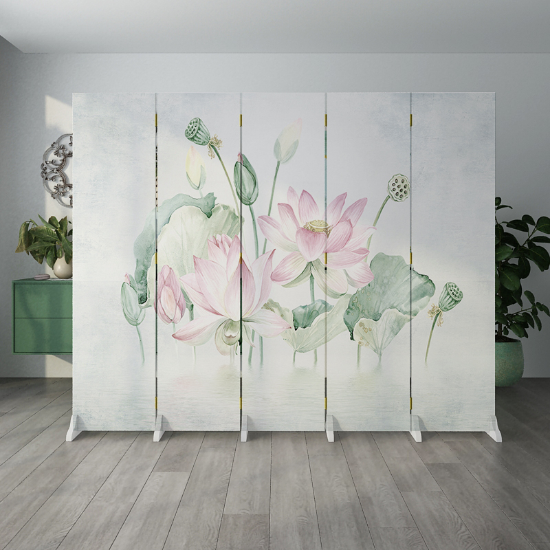 中式屏风卧室遮挡家用装饰隔断墙客厅酒店办公室折叠移动双面折屏 爆款2防透材质
