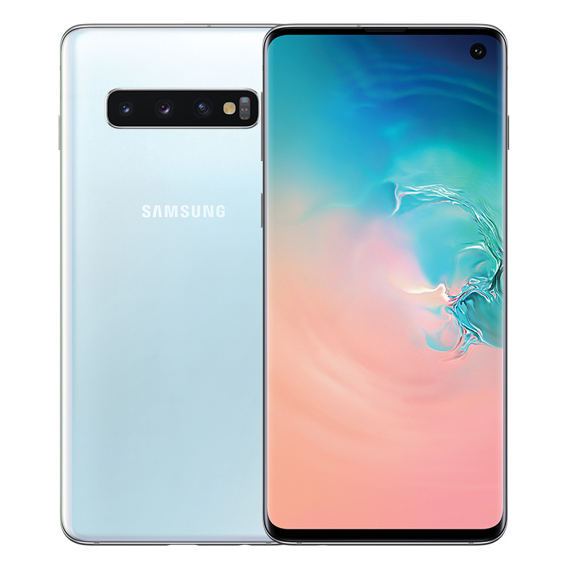 三星 Galaxy S10+(SM-G9750) 8GB+128GB 皓玉白 超感官全视屏 移动联通电信全网通4G旗舰手机