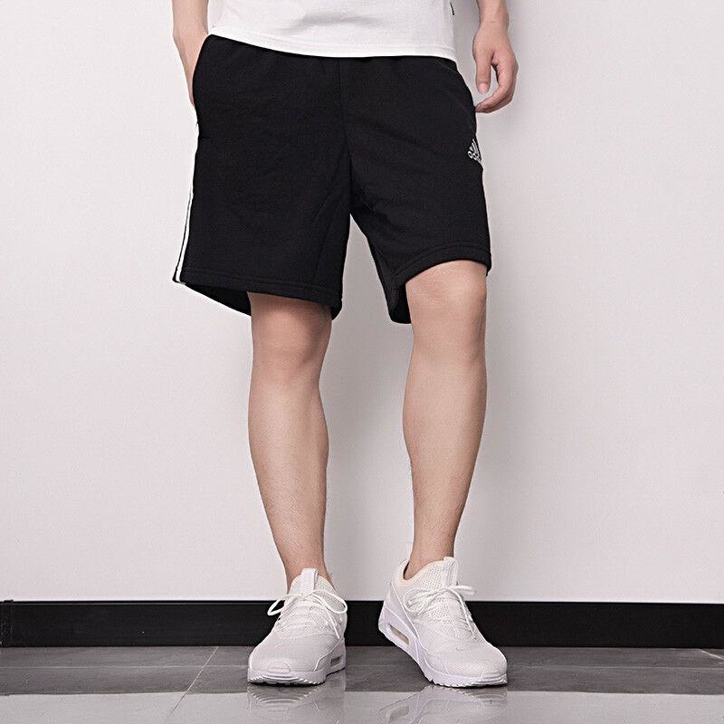adidas/阿迪达斯运动裤男 新款针织透气休闲裤宽松五分裤GK9597 D