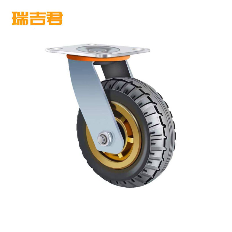 瑞吉君 万向轮 橡胶轮 4寸 个