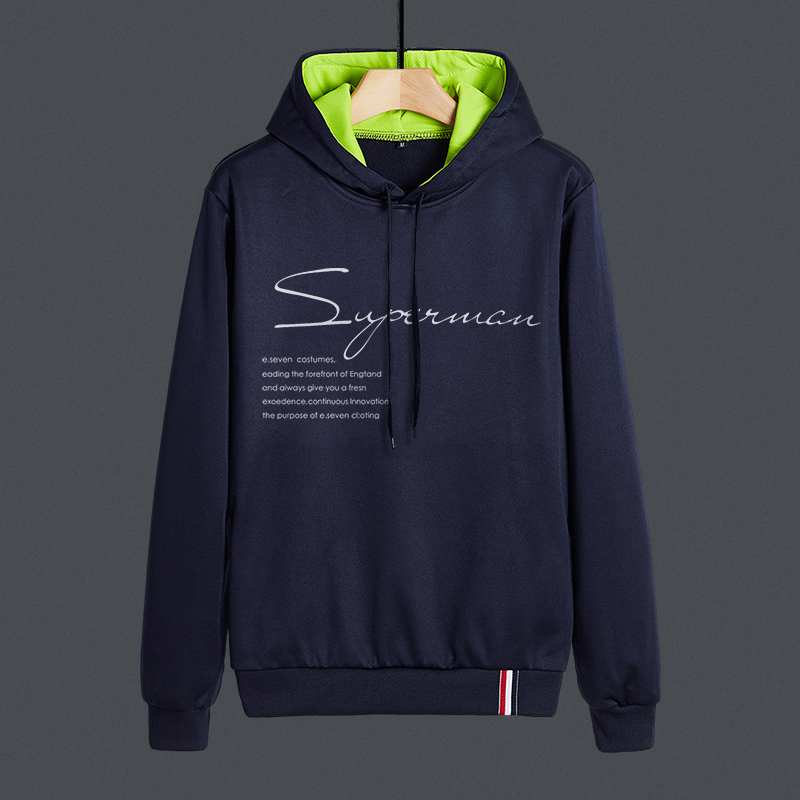 冬季男士卫衣加绒加厚打底衫保暖衣服长袖青少年上衣胖子连帽L215