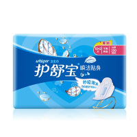 护舒宝瞬洁贴身日用卫生巾(10+2)片 干爽网面透气姨妈巾