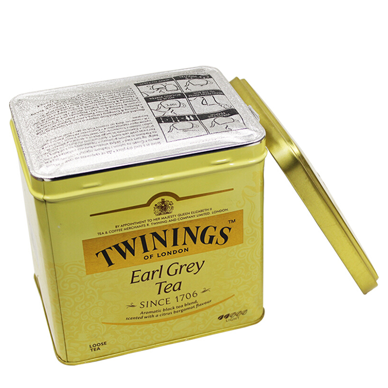 英国川宁(TWININGS) 豪门伯爵红茶听装500g 波兰进口茶叶散茶
