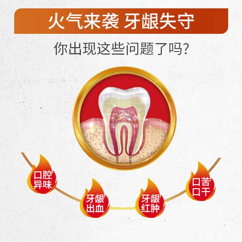片仔癀牙火清牙膏(臻选留兰香)155g家庭套装清新口气清火去黄整支装