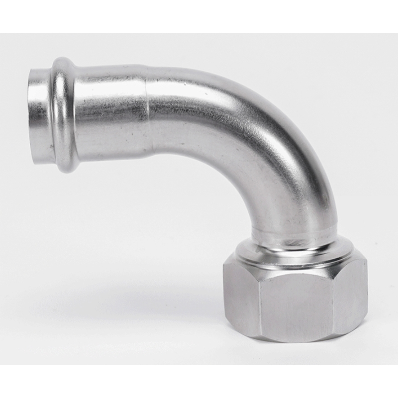 兴酉 卡压式内丝弯头 DN20 个高清大图