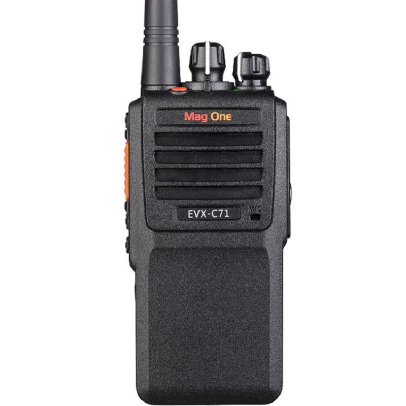 摩托罗拉(MOTOROLA)EVX-C71-G6-4数字便携式对讲机 2300毫安电池 IP55级防水防尘语音信道播报高清大图