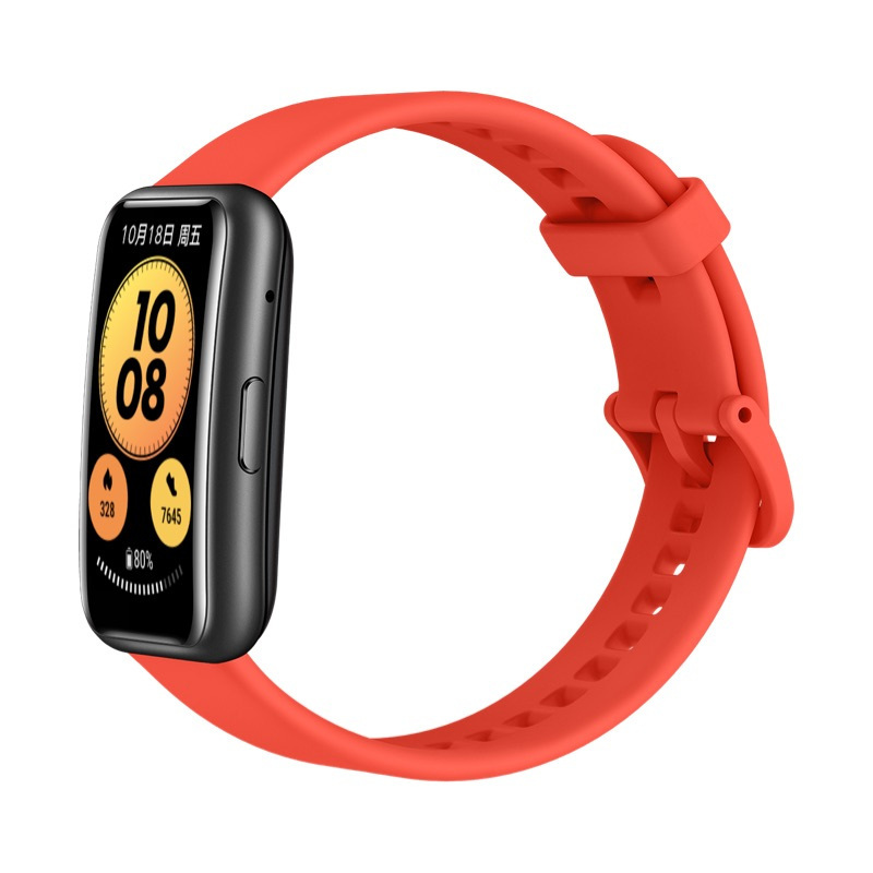 华为/HUAWEI WATCH FIT new 智能手表 全彩大屏 健身私教 全天候血氧监测 西柚红 西柚红硅胶表带