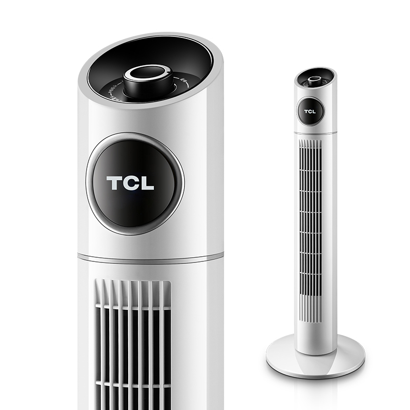 TCL塔扇家用电风扇落地扇摇头宿舍低噪台式大厦扇风扇 FZT401