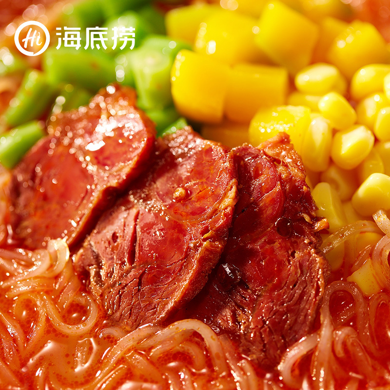 海底捞 番茄牛肉粉(方便粉丝)147g*2 冲泡粉丝 酸辣粉丝 懒人食品早餐夜宵方便速食粉丝零食高清大图