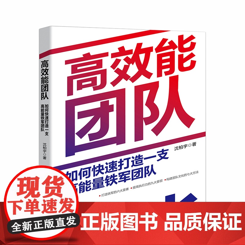 高效能团队:如何快速打造一支高能量铁军团队高清大图