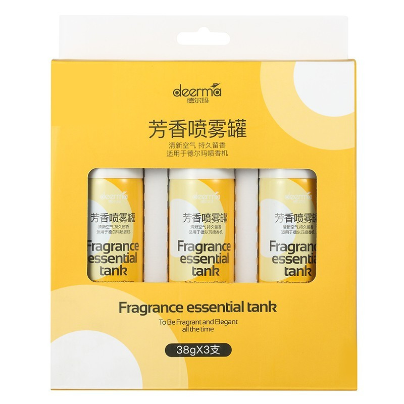 德尔玛喷香罐香水补充液香薰芳香剂(3罐装)适用PX831/PX830