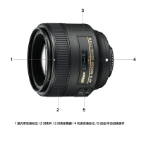 尼康(Nikon) AF-S 85mm f/1.8G 尼康卡口 67mm口径 远摄定焦镜头