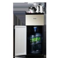 海尔Haier饮水机 柜式温热型全自动家用茶饮机 YR1682-CB(金)下置水桶自动上水智能触控水开即停恒温保温