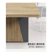 绵冠MIANGUAN会议桌现代简约办公会议长桌洽谈桌职员开会桌