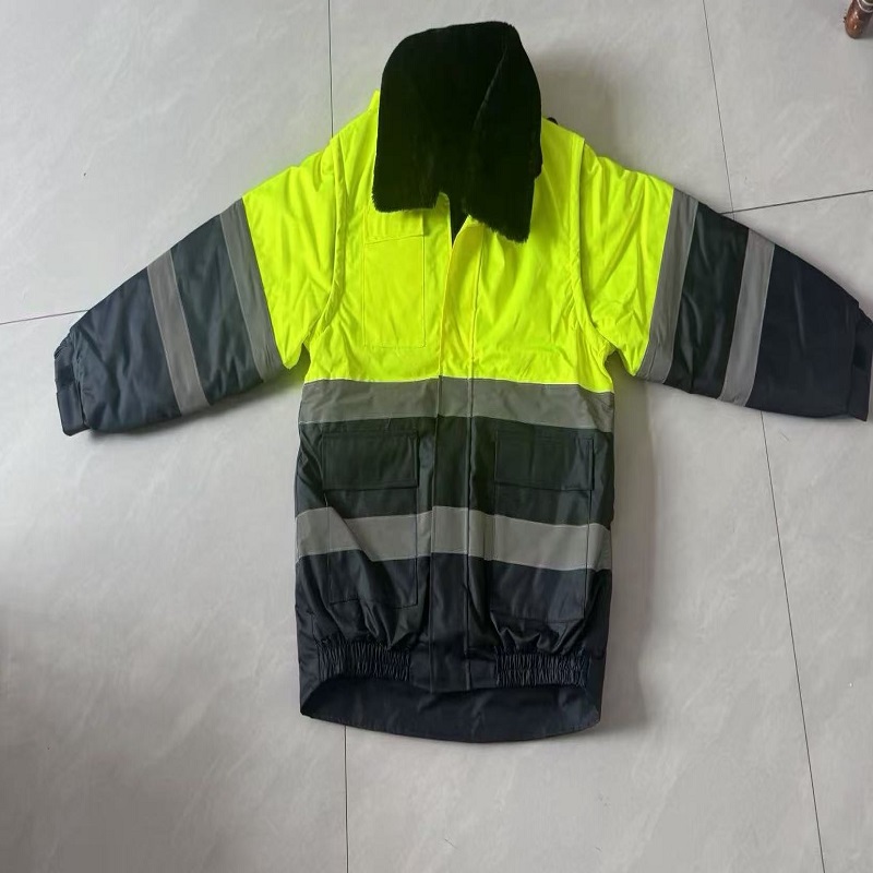 路安保 皮大衣 高可视性防寒服(款式可定制) 件高清大图