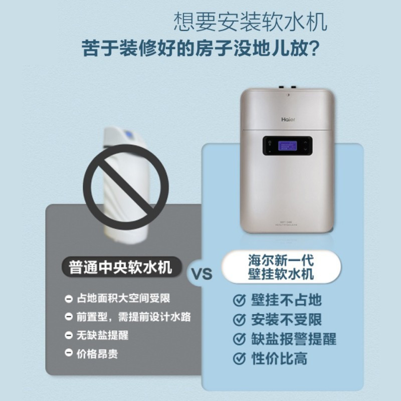 海尔(Haier)HS8-WH(G)U1中央软水机(Z)