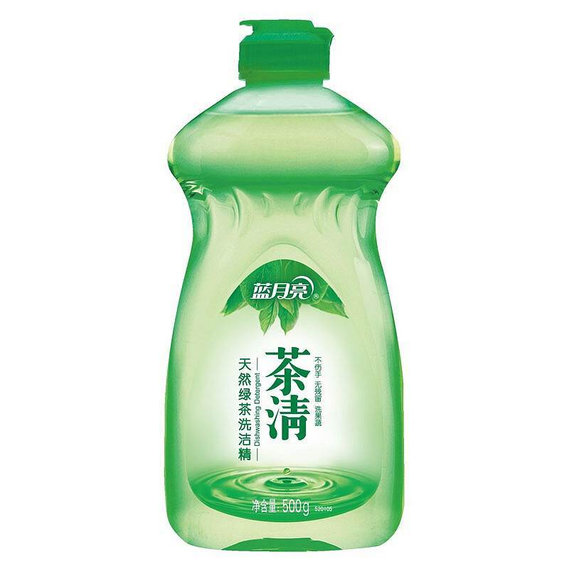 蓝月亮茶清天然绿茶洗洁精500g 6902022130960 12瓶