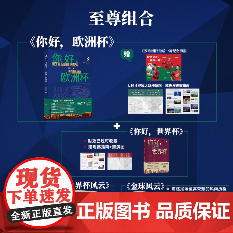 [赠海报]你好 欧洲杯 王正坤著 创新型预测性欧洲杯前瞻 欧洲杯赛程表对阵表 极强参与感的欧洲杯图书 2024欧洲杯海报高清大图