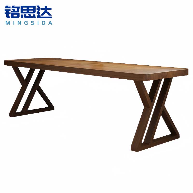 铭思达实木书桌高清大图