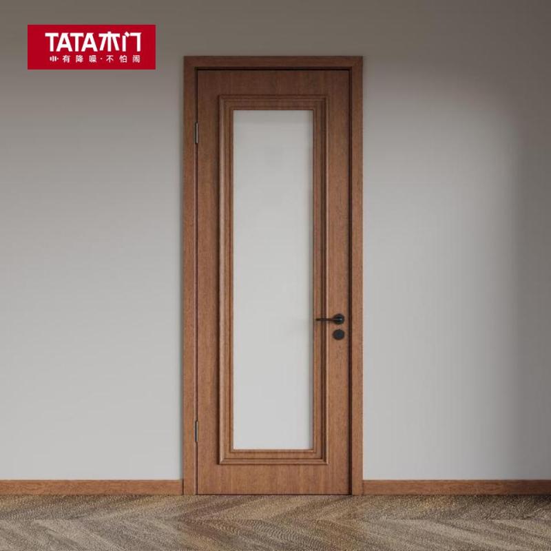 tata木门实木复合大门定制室内门卧室门房门油漆门t205b