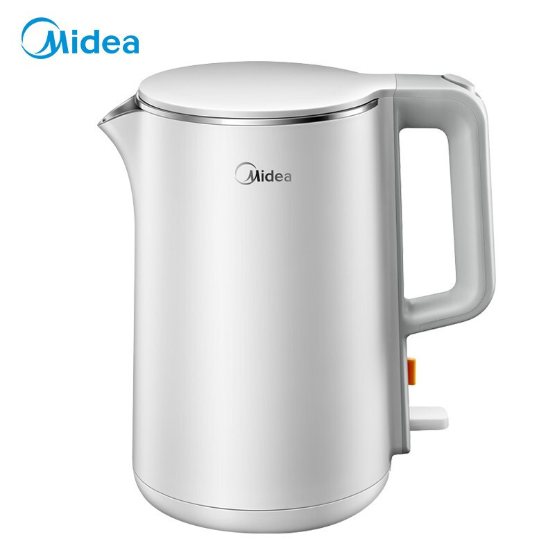 美的(Midea)MK-HJ1515a热水壶烧水壶电水壶304不锈钢1.5L容量电热水壶
