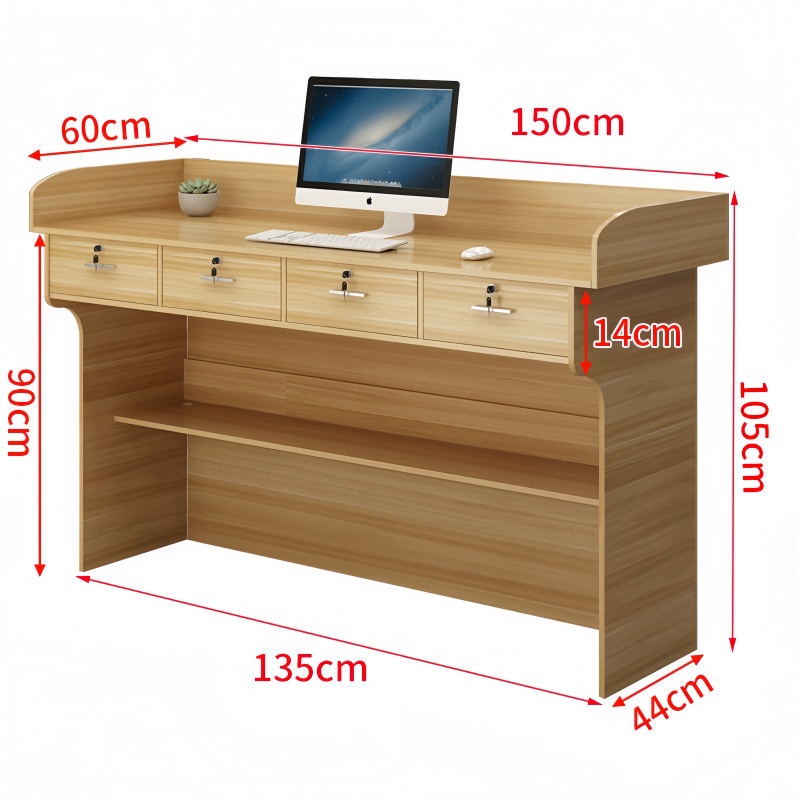 悦兴诚 讲台桌 四培训课桌四抽台