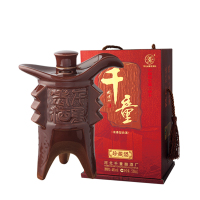 千童白酒老酒-珍藏 40° 浓香型陶瓷瓶 樽型 白酒 500ml 单瓶装礼盒送礼包邮