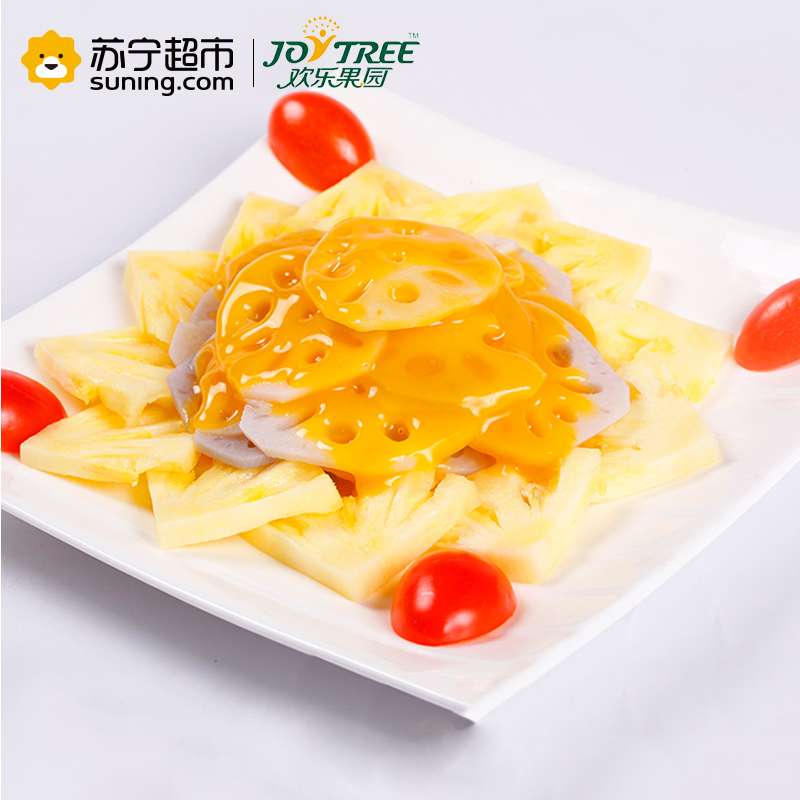 欢乐果园 菲律宾进口凤梨 2粒简装 1Kg以上/个 菠萝/凤梨 冷藏热带水果类