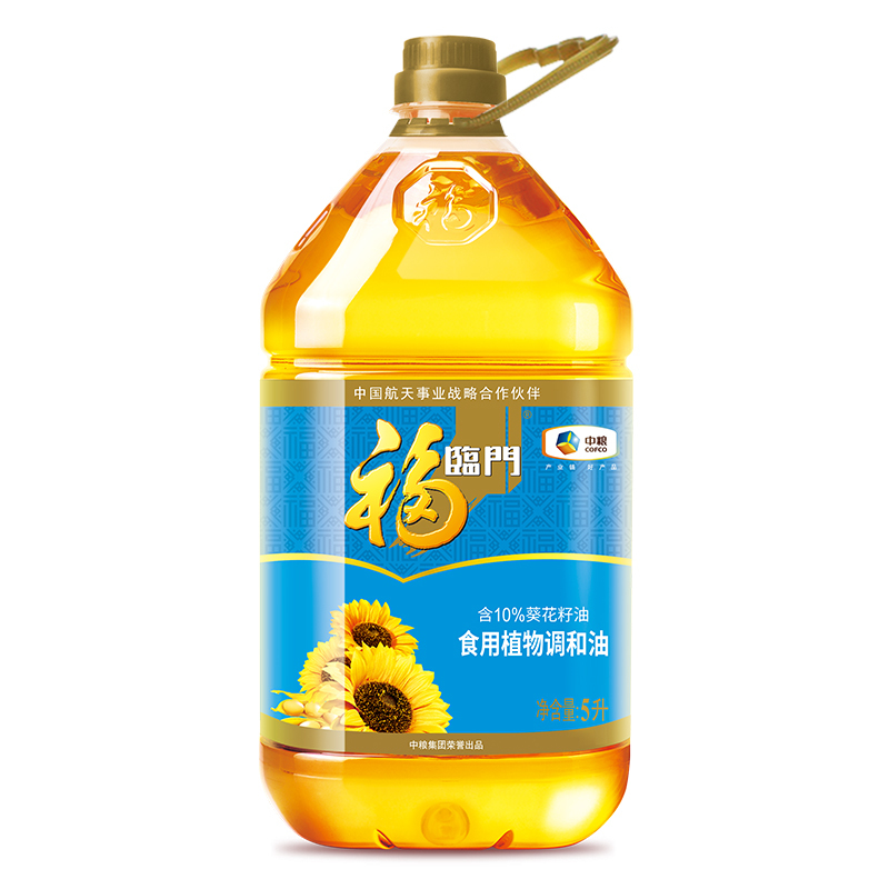 中粮福临门葵花籽清香食用植物调和油5l 桶含大豆油菜籽油报价 参数 图片 视频 怎么样 问答 苏宁易购