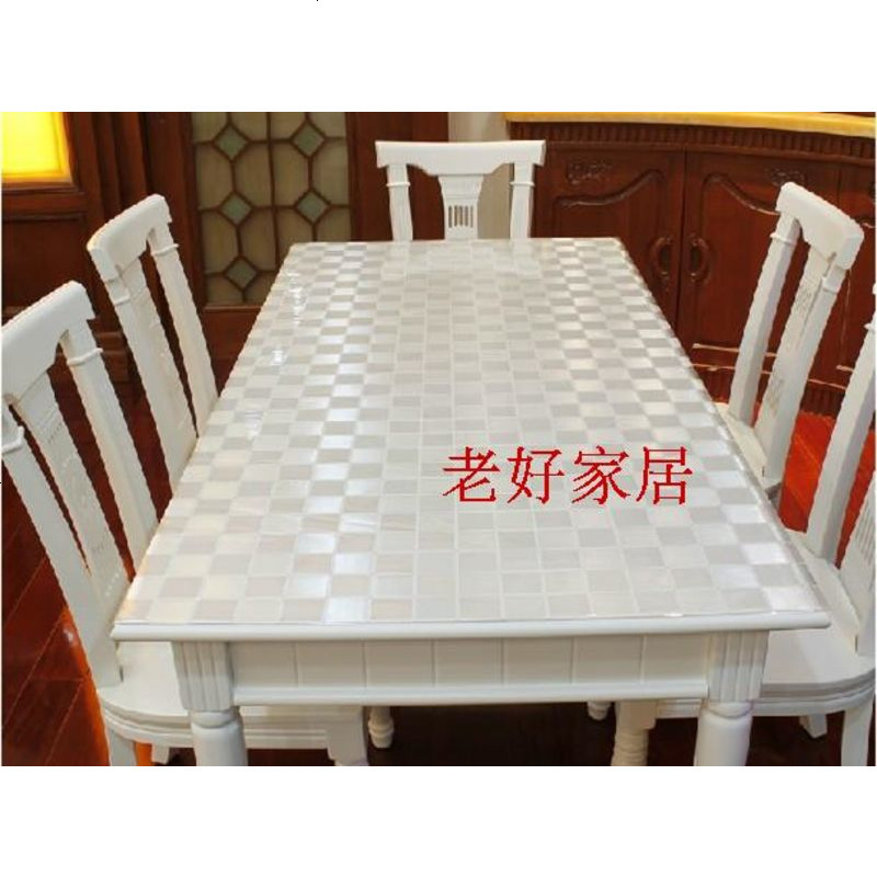 包邮PVC防水防烫餐桌布透明软质玻璃 磨砂茶几垫塑料桌布印花台