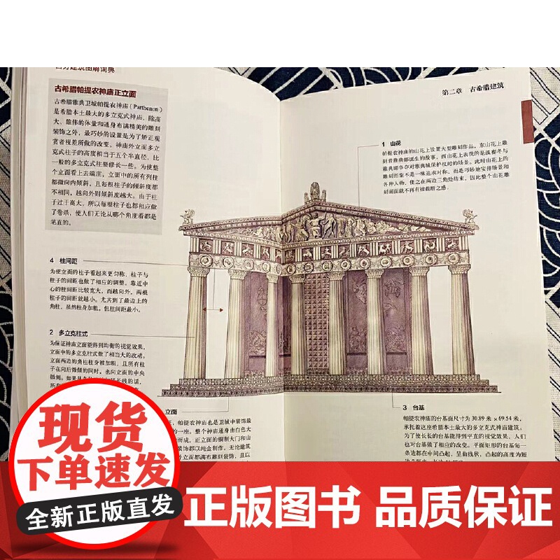 西方建筑图解词典第2版 看见西方建筑细节之美 中国建筑学会建筑 机械工业出版社 正版书籍 收录从古典到现代经典建筑元素高清大图