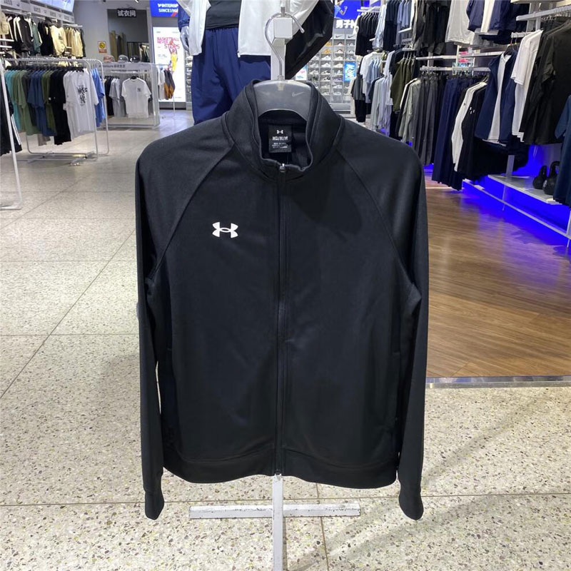 安德玛(Under Armour)女装新款运动跑步训练健身舒适休闲立领夹克21500438-001 ZP高清大图