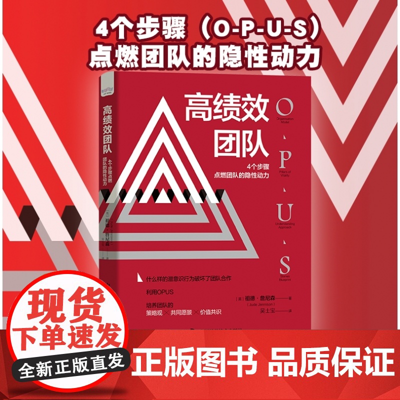高绩效团队:4个步骤点燃团队的隐性动力高清大图