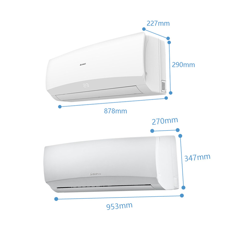 志高（CHIGO）中央空调一拖二 1级能效空调挂机 风管机 变频冷暖电辅KFR65W-BP2A小3匹挂壁机30-50㎡