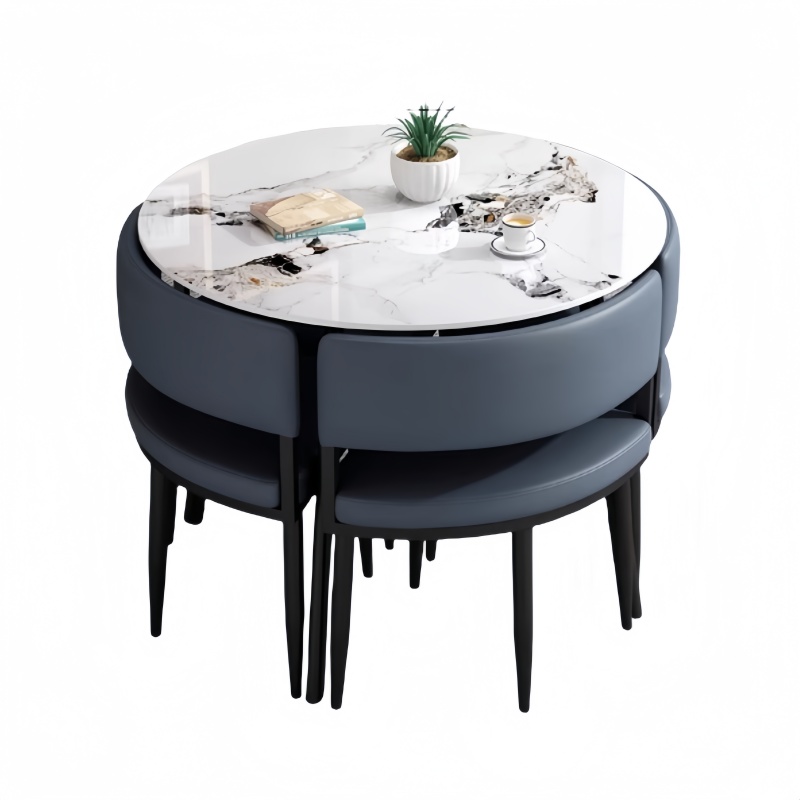 悦兴诚组合桌椅 一桌4椅80*75cm 套高清大图