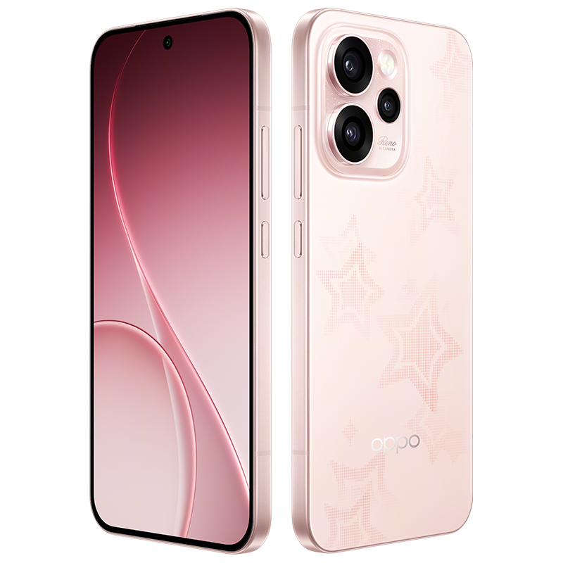 OPPO Reno15 星星粉 16GB+256GB 2亿像素超清影像 IP69满级防水 超出圈实况 5G智能 AI拍照手机高清大图