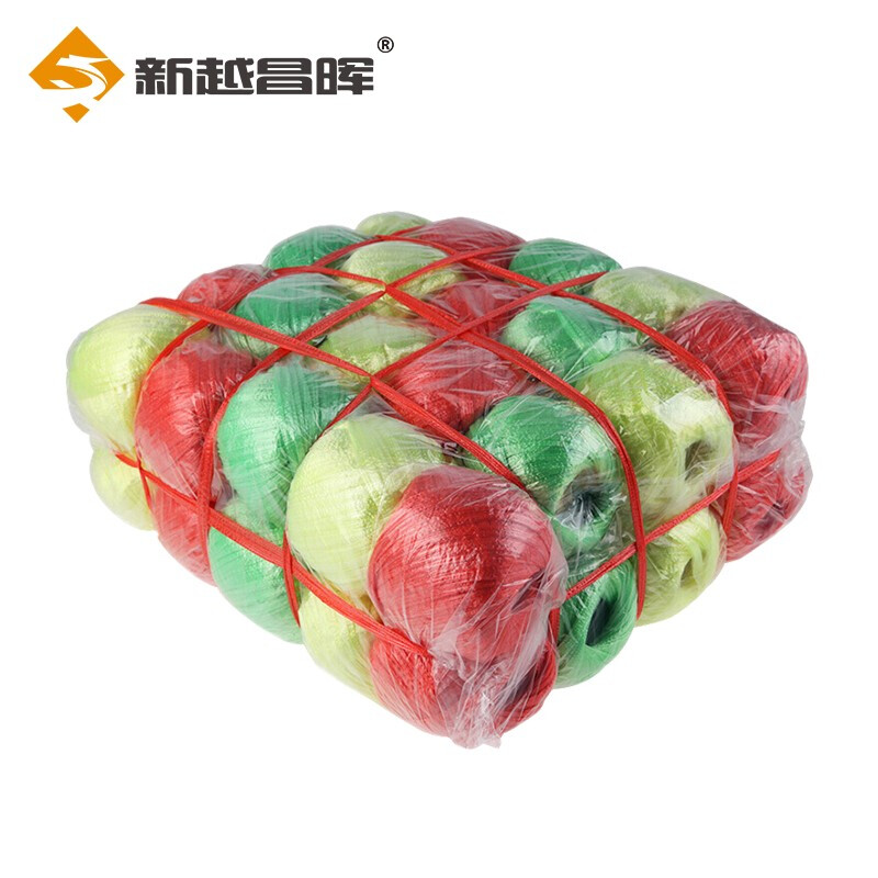 新越昌晖塑料捆扎绳 撕裂绳 草球绳 绑带绳 打包绳 包装绳 尼龙绳 编织绳 全新料 40卷约1kg KZS-02