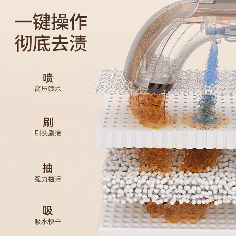 uwant布艺沙发清洗机家用沙发地毯床垫窗帘汽车清洁神器吸尘智能一键自清洁BT100