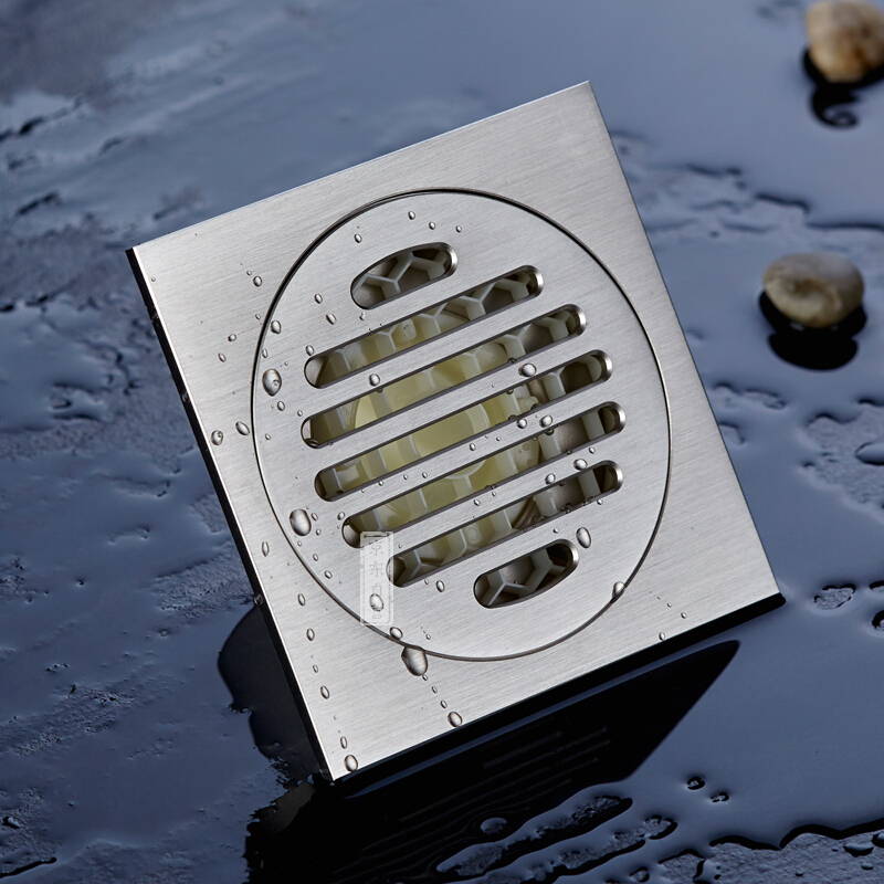 潜水艇(Submarine) LTF40-10 自动密封式 防虫防臭 地漏 超薄拉丝
