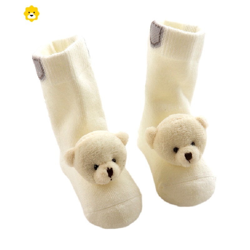 喻娄婴儿袜子春秋冬季012个月蝴蝶结袜新生儿宝宝袜不勒脚