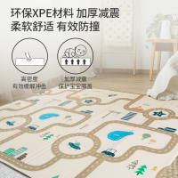 乐缔宝宝折叠爬行垫爬爬垫无味XPE加厚婴儿家用客厅泡沫地垫子180*160*1 XPE双面折叠爬行垫