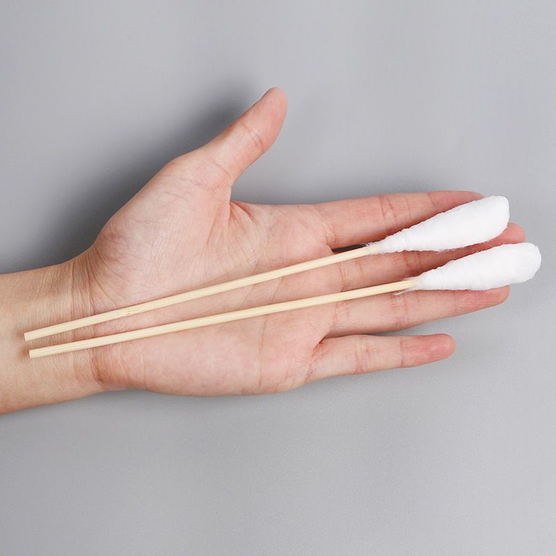 晨业大头棉签大号婴儿妇科专用粗头大棉签一次性加长消毒棉棒2包20支
