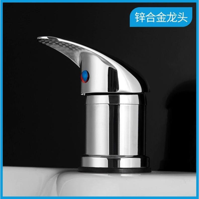 洗头床水龙头开关美发理发店冷热混水阀配件发廊混合阀冲头床通用- - B款单开关不带进水管