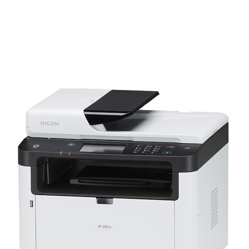 理光(RICOH) SP 330SN商用办公A4黑白激光打印机打印复印扫描