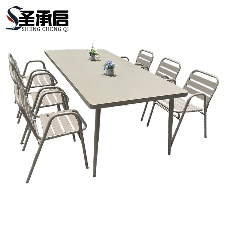 圣承启 桌椅 200长桌X6椅 套高清大图