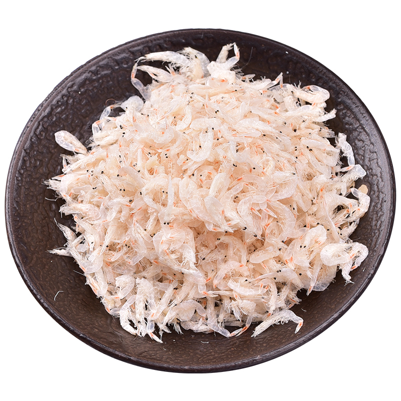 舟山野生无盐淡干生虾皮虾米海米渔民自晒虾皮干货250g
